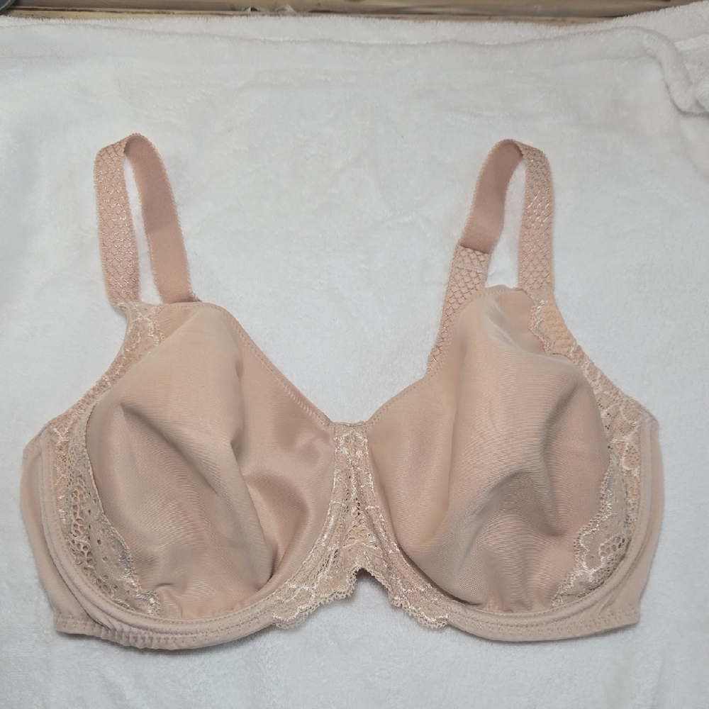 Simone Perele Lace Accent Bra in Tan - Picture 1 of 7